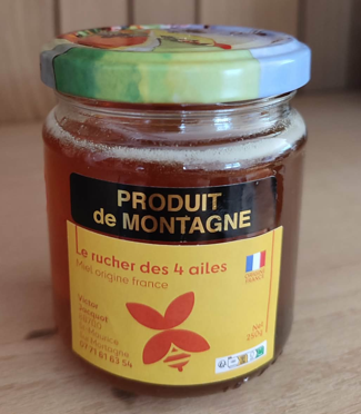 Miel de Montagne des Vosges Pot de 250 Gr