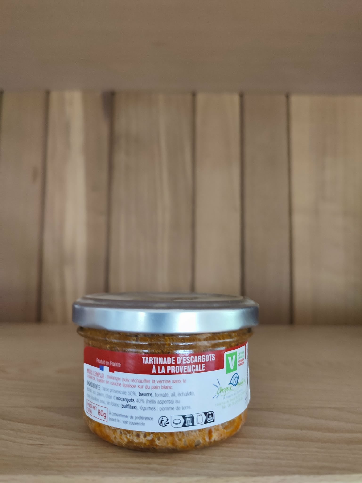 Tartinade d’escargots à la Provençale – 80 g