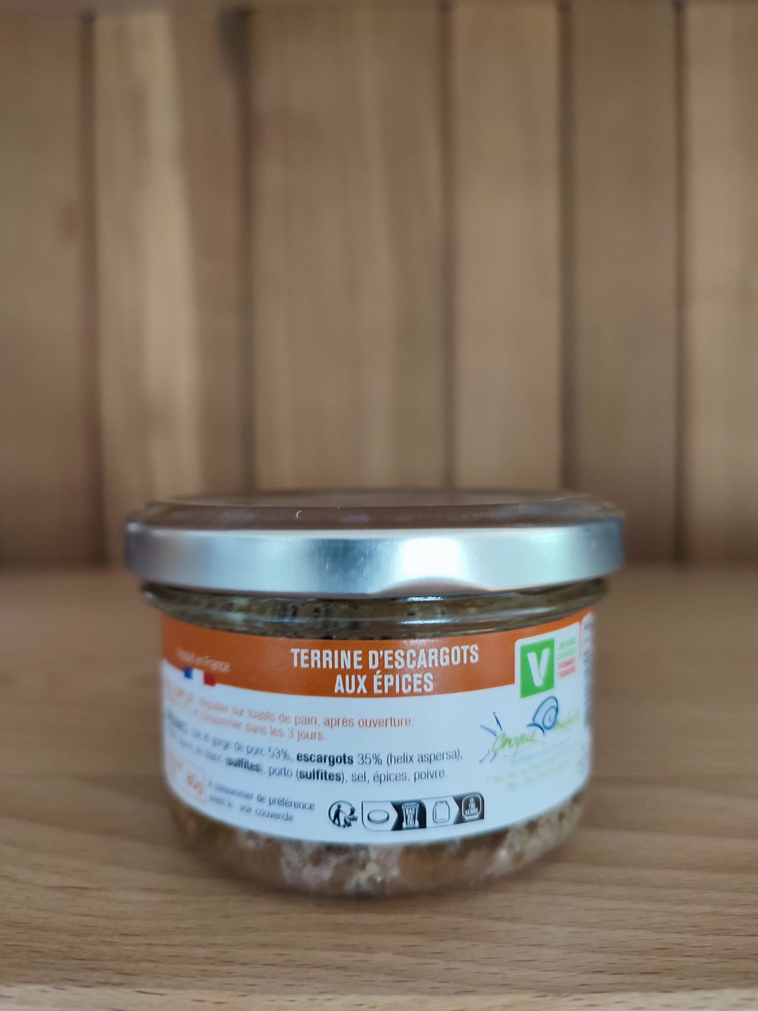 Terrine d’escargots aux épices – 80 g